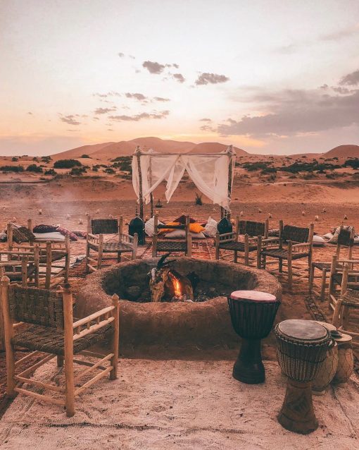 Morocco Fire camp
