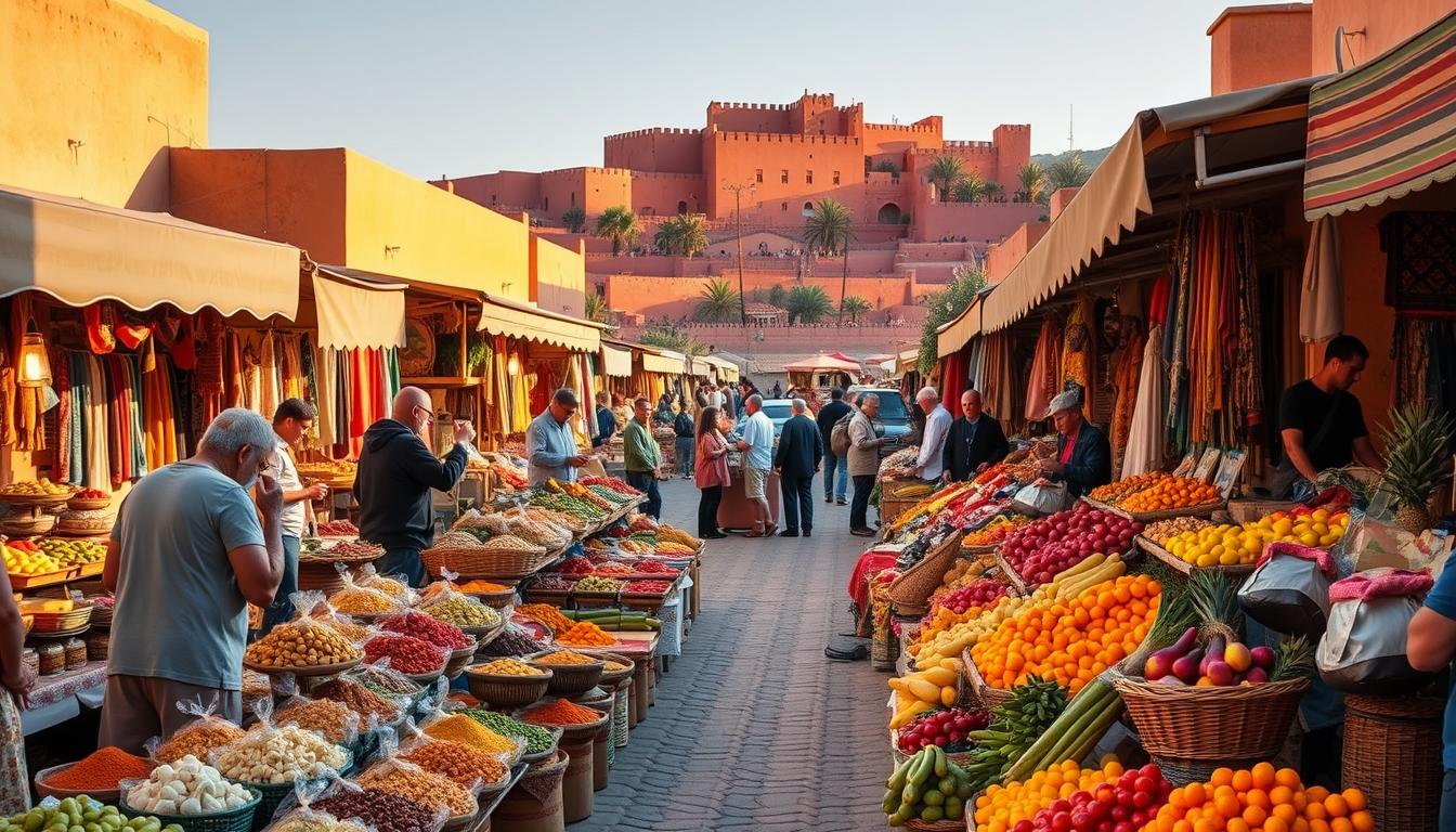 Mercados locales en Ouarzazate